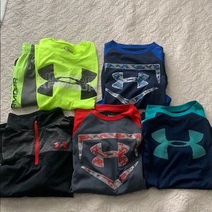 Under Armor BOYS 6 pc lot!
